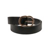 Urban Classics Unisex Belt, Black/Gold
