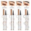 Eyebrow Microblading Pen,3D Waterproof Microblading Eyebrow Pencil Contouring Pen, 4