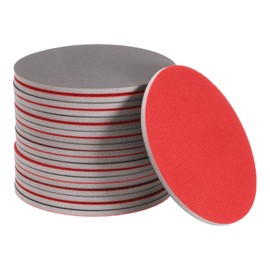 uxcell 20pcs 1000 Grit Sanding Sponge 6 Inch Hook and Loop Sponge Sanding Disc for Orbital Sander, Wet/Dry Use Sponge Buffer for Car Wood Drywall Metal Furniture Polishing