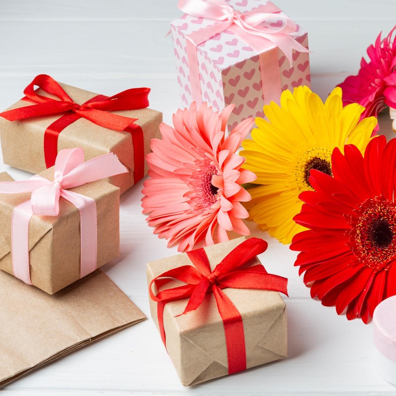 Flezoo 25 Yards 1-1/2" Red Satin Ribbon for Crafts Gift