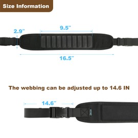 Beautyflier Baby Footrest Compatible with Inglesina Fast Table Chair, Adjustable Foot Rest for Baby Hook-On Fast Table Chair, Toddler Foot Rest for Travel - Black