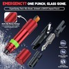 2 in 1 Seat Belt Cutter Emergency Hammer, 3 Pieces