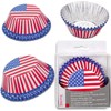 50 Party-Muffinförmchen * USA + Amerika * für Länderparty oder