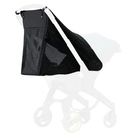 iNszkoos Sun Shade Compatible with Doona Baby Stroller & Carseat, Snap-on 360° Full Coverage Breathable Sun Protection Canopy, Anti-UV Stroller Blackout Cover Shield, Stroller Sun Cover Mosquito Net