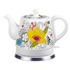 FixtureDisplays Teapot Ceramic Electric Kettle Warm Plate, Kitchen Water Boiler