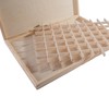 WooDeeDoo Shallow Slim Wooden Box | 70 Compartments | Gemstone
