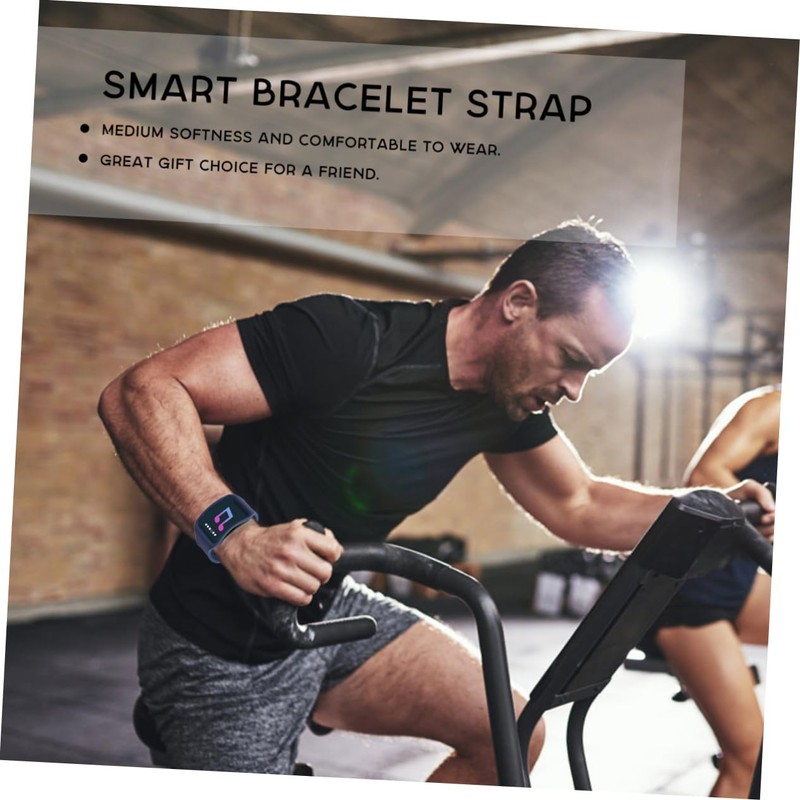 BIUDECO Navy TPE Watch Strap for Smart Watch Wrist Band