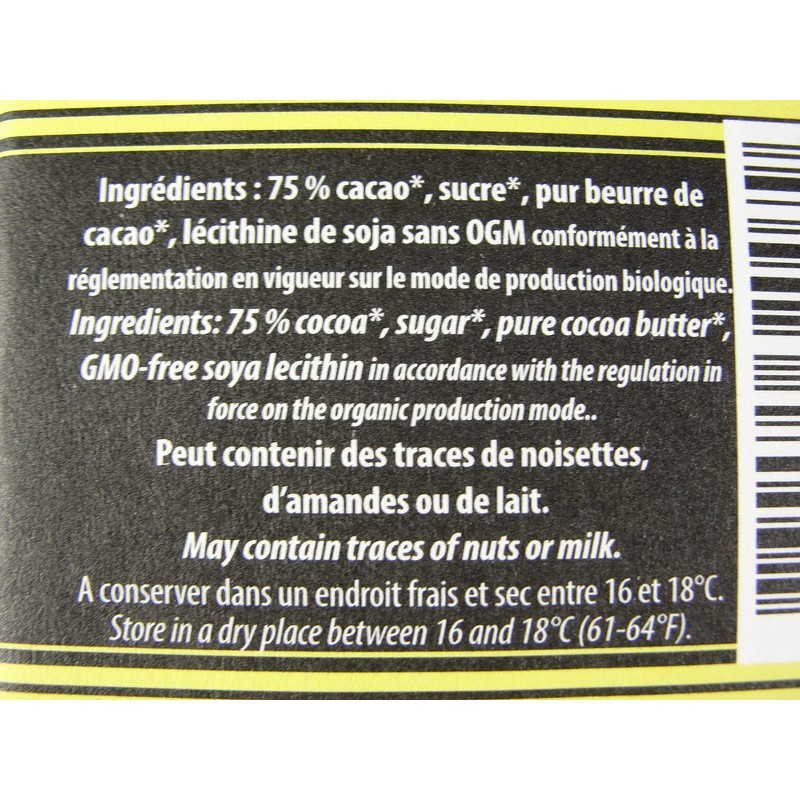 FRANCOIS PRALUS Chocolate Madagascar, 3.5274 OZ