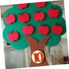 Operitacx 2 Sets Non Woven Tree Number Matching Aid for