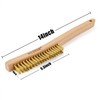 MAXMAN Brass Brush, Soft Brass Bristle Brush, Wire Brushes for
