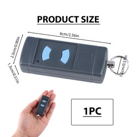 868MHz Garage Door Remote for HORMANN HSE2-868 HSM4-868 HS4-868 HS1-868 HSM2-868 Compatible with GARADOR Promatic Blue Button Universal Garage Door Opener Handheld Transmitter Replacement Fob Control