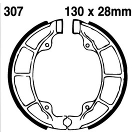 EBC Brakes 307G Water Grooved Brake Shoe