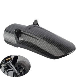 Eleqldwen 1 Piece Motorcycle Rear Mudguard for Sur-Ron Surron Light Bee Dust Cover Carbon Fiber Pit Dirt Bike Electric Motocross Replacement Accessories
