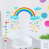 Condessacity Flower Rainbow Clouds Cute Kids Room Kindergarten Nursery Wall
