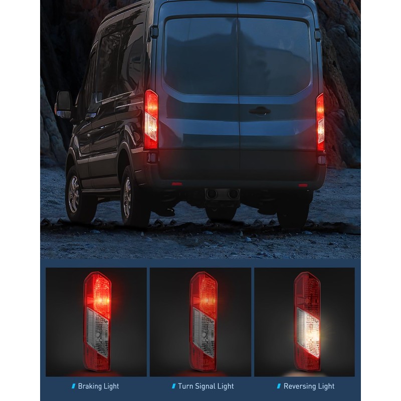 Nilight Taillight Assembly Compatible with 2015 2016 2017 2018 2019