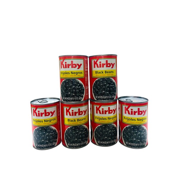Kirby Black Beans. Cuban Style 6 cans, 15 oz each