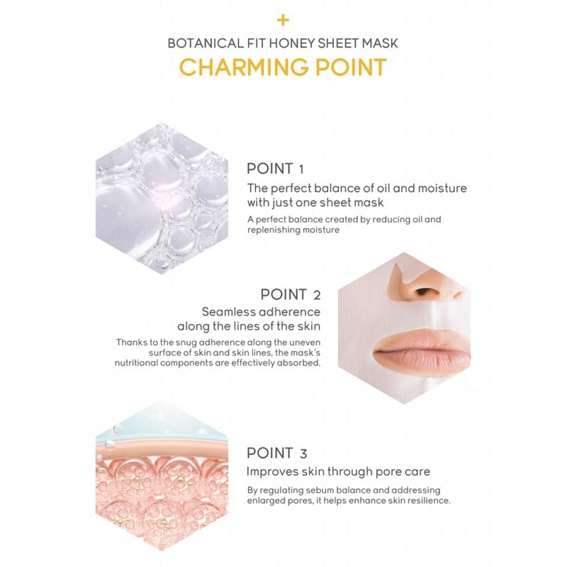 LAENITA LAENITA HS BOTANICAL FIT Honey Sheet Mask C Korean