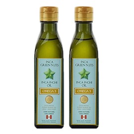 Alcoiris Inca Green Nuts Inca Inch Oil, 6.3 oz (180 g), Set of 2, Sachain Oil, Omega 3 Oil, Green Nut Oil
