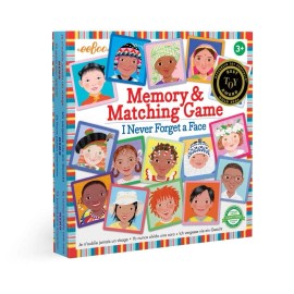 eeBoo I Never Forget A Face Memory Game 24 Pairs Multicolor Kids Educational Fun