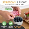 Orblue Silicone Stretch Lids 6-Pack Small for Fresh Food Storage