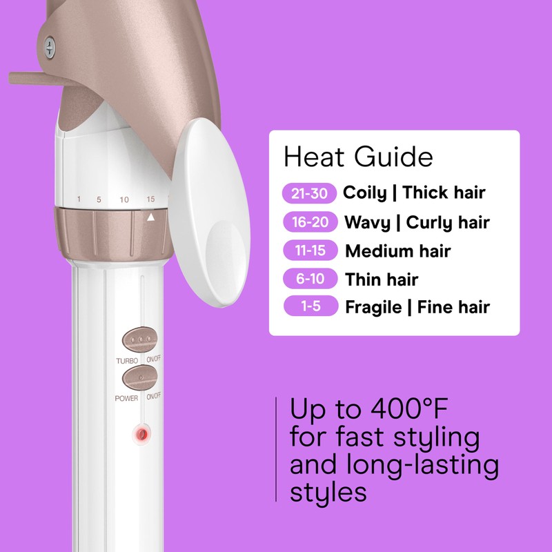 Conair Double Ceramic 1 ½-Inch Curling Iron, 1 ½-Inch Barrel