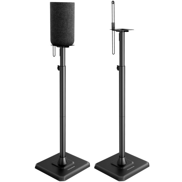 Perlegear Speaker Stands Pair, 33-42 Inch Height Adjustable Stands for