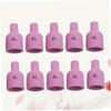 TEHAUX Ceramic Welding Nozzles Set 10pcs 53n58 Tig Welding Nozzles