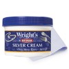 Wright's Silver Cleaner and Polish Cream - 237ml with Polishing