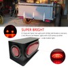 Supoika 2 Pack Steel Trailer Light Box with 6" Red