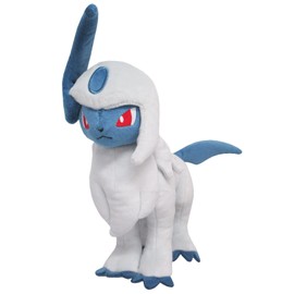 Sanei Boeki PP86 Pokémon All Star Collection Plush Toy, Absol, Size S, W 3.3 x D 7.9 x H 8.3 in (8.5 x 20 x 21 cm)