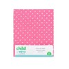 Carter's Child Of Mine Pink Fitted Crib Sheet 100% Cotton