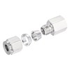 sourcing map Compression Tube Fitting 1/4NPT Female Thread x 1/4"