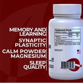 Hall Magnesium L-Threonate Capsules 2000mg - Cognitive Support Supplement for Brain Health & Memory - Mental Clarity, Focus & Sleep Aid - Non GMO - Gluten Free - 60 Capsules – Hallusa Natural