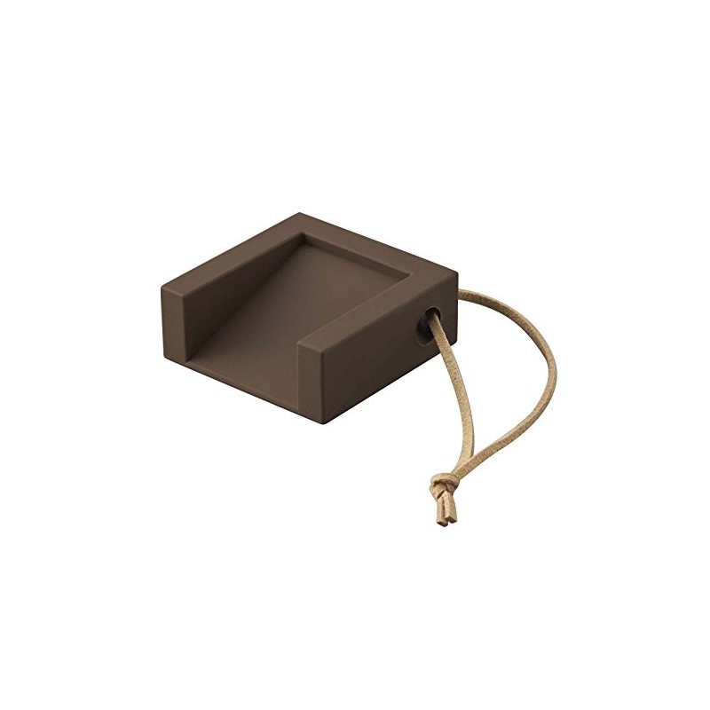 Yamazaki Industries Door Stopper Cube, Brown 7109