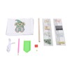 Hanging Storage Bag 3 Compartment Foldable Rhinestone Painting Pattern DIY