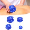 4pcs Silicone Vacuum Cupping Moisture Absorber Ventouse Anti Cellulite Therapy