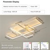 GEADI Modern Dimmable Ceiling Light,35.4" White Led Ceiling Light Fixtures