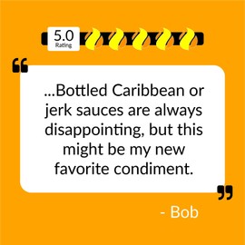 Caribbean Curry Scotch Bonnet Pepper Hot Sauce by Fat Cat Gourmet, 6 Pack, Preservative-Free, Gluten-Free, 5 oz. glass bottle