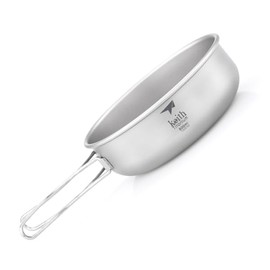Keith Ti5325 Titanium Bowl with Folding Handle