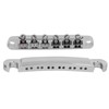 Electric Guitar Bridge Full Set 12 String Zinc Alloy Silver