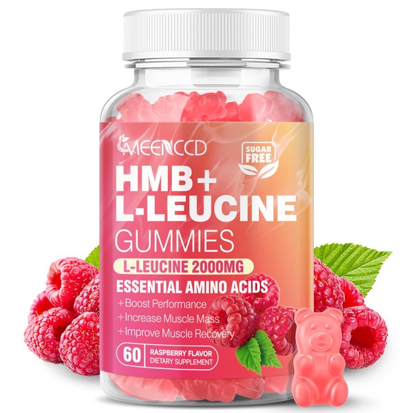 HMB and L-Leucine Gummies, 3000mg HMB and Leucine Amino Acid