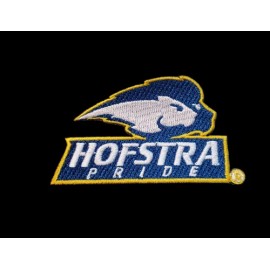 Hofstra Pride Vintage Style Logo Patch. Embroidered. Iron On. 3"x2"