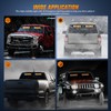 Nilight 144 LED Strobe Traffic Advisor Light Bar Amber White