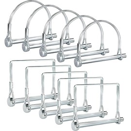 Pack of 10 Trailer Pin – 2-3/4" x 1/4" (L x W) – Featuring PTO Pins, Lock Pins, Trailer Hitch Pins, and Shaft Locking Coupler Pins for Farm Trailers, Towing, Lawn Equipment and Hitches