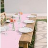 6 Pcs Light Pink Scalloped Table Runner 14 x 108