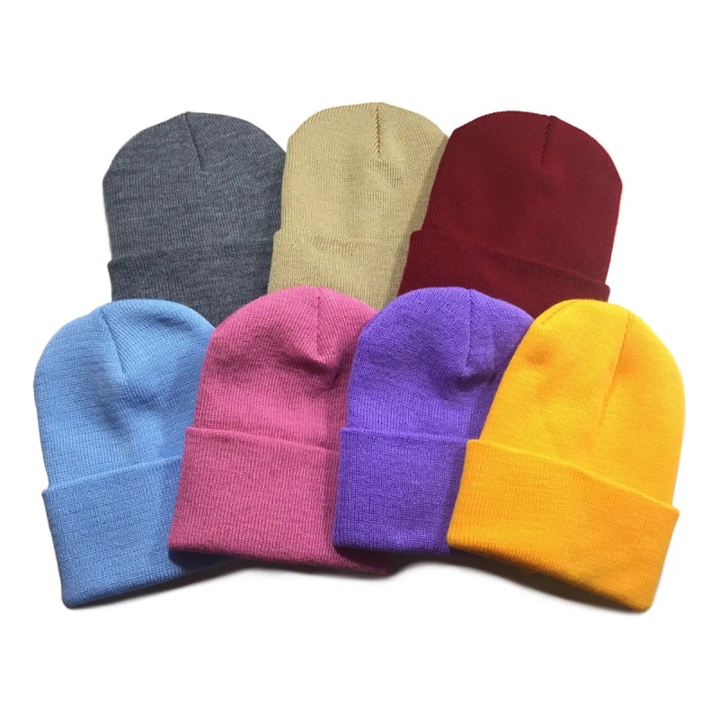 Gorro Bonete Paquete 10 Pzs Beanie Liso Gorrito Tejido Bini