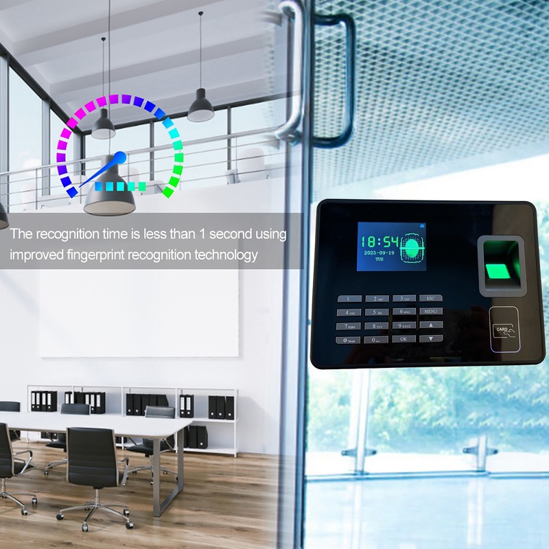 Smart Biometric Fingerprint Reader Password Employee Attendance Machine