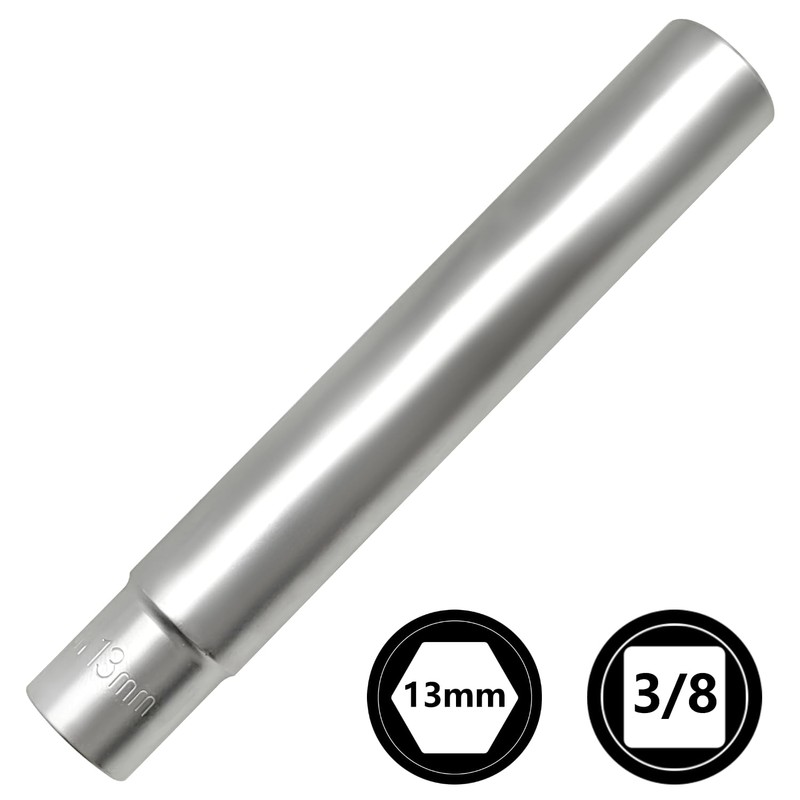 ZKTOOL 13MM Deep Metrichex Socket Set, 3/8-Inch Drive Deep Metric
