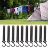 15Pcs Leather S Hooks High Strength Multifunctional Portable S Hangers