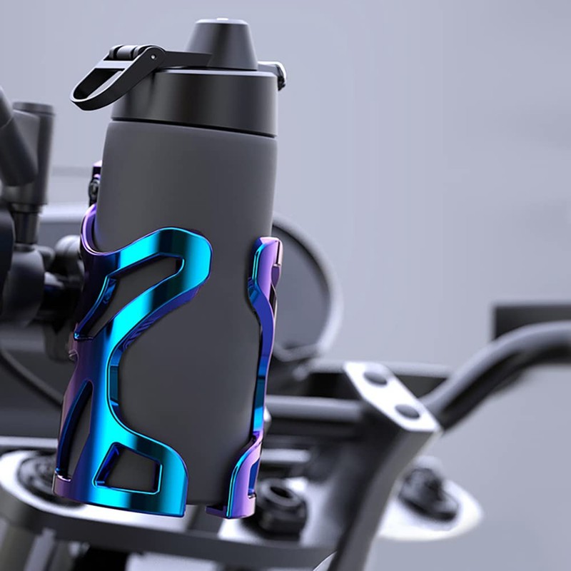 Riloer ABS Handlebar Water Cup Holder for Motorcycle Bicycle Electric